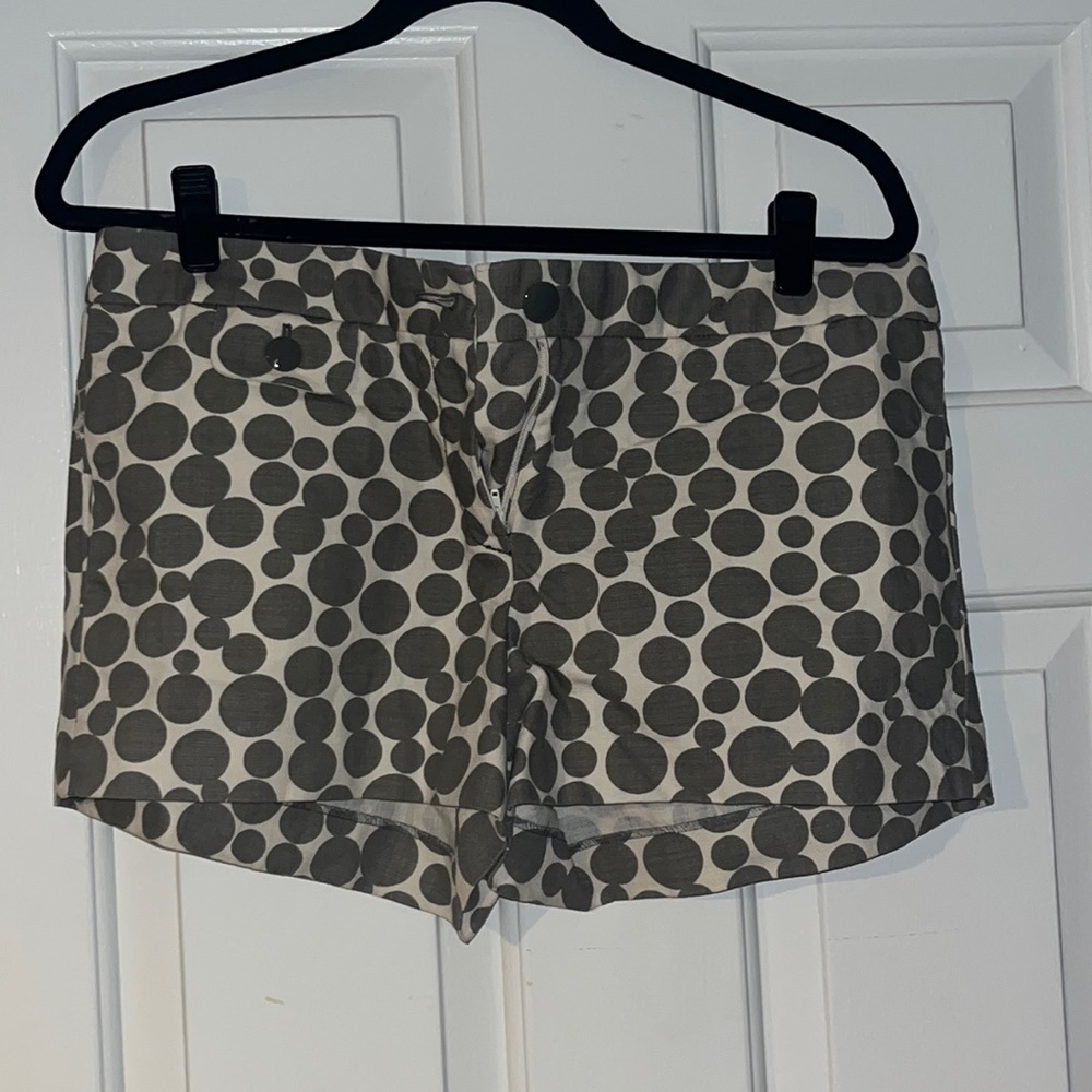 Jcrew Grey Polka Dot Chino Short